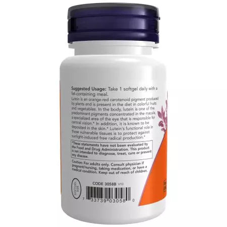 Zdaj hrana lutein 10 mg 60 softgelov