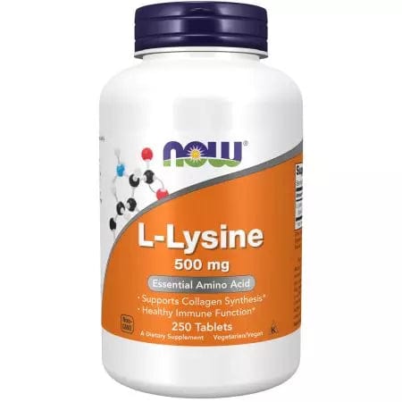 Now Foods Lysine 500mg 250 Tablets