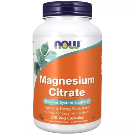 Nu fødevarer magnesium citrat 240 veg -kapsler