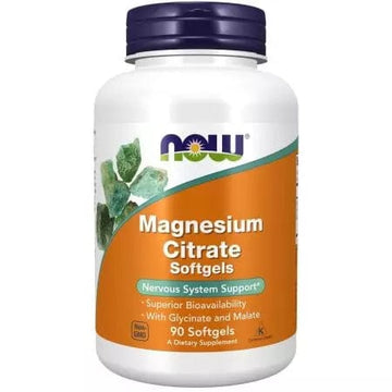 Now Foods Magnesium Citrate 90 Softgels