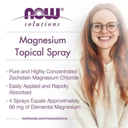 Teraz Foods Magnesium Miejsca spray 8 uncji