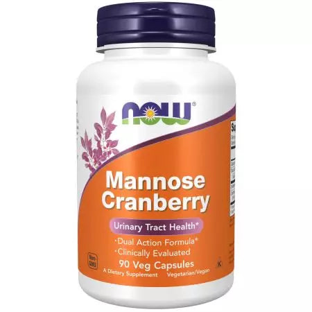 Ahora Foods Mannose Cranberry 90 Cápsulas de verduras