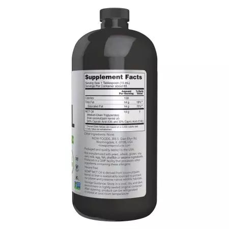 Maintenant aliments mcct huile liquide 32oz