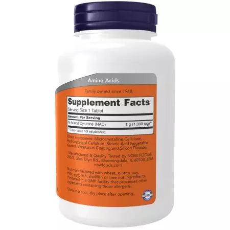 Nu Foods nacetylcysteine ​​1000 mg 120 tabletten