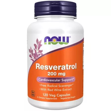 Zdaj hrana naravni resveratrol 200 mg 120 zelenih kapsul