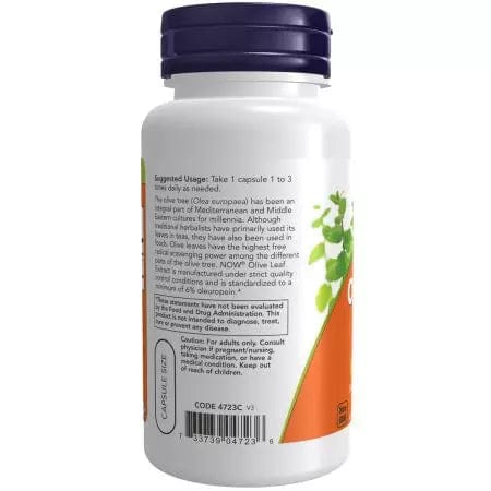 Now Foods Olive Leaf Extract 500 mg 60 Veg Capsules