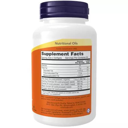 Now Foods Omega 369 1000 mg 100 Softgels