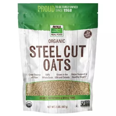 Nyní potraviny Organic Steel Cut Oats 2lbs