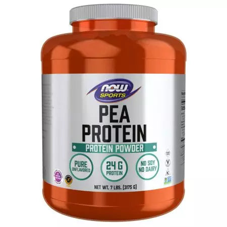 Nu är Foods Pea Protein Pure Unmakored Powder 7lb (3175 g)