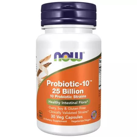 Maintenant aliments probiotic10 25 milliards de capsules de 30 légumes