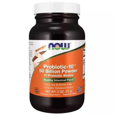 Nu fødevarer probiotic10 pulver 50 milliarder 2 oz