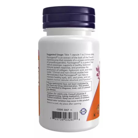 Acum alimente Pycnogenol 100 mg 60 capsule vegane