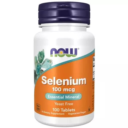 Now Foods Selenium 100 mcg 100 Tablets