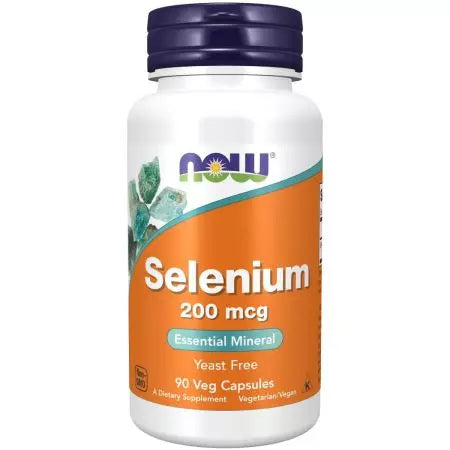 Ahora Foods Selenium 200 mcg 90 cápsulas de verduras