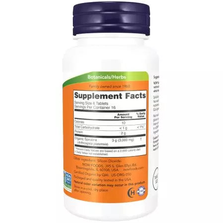 Ora alimenti spirulina 500 mg 100 compresse