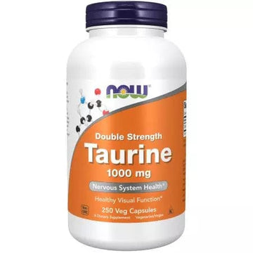 Now Foods Taurine 1,000 mg 250 Veg Capsules