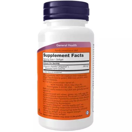 Ahora Foods Ubiquinol 200 mg 60 Softgels