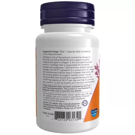 Now Foods UCII Type II Collagen 60 Capsules