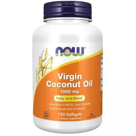 Now Foods Virgin Coconutoil 1000 mg 120 Softgels