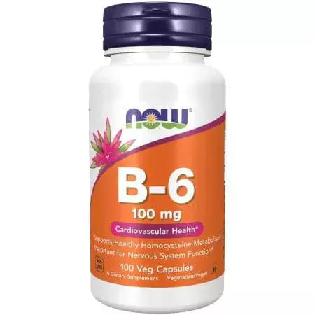 Nyní potraviny Vitamin B6 (pyridoxin HC1) 100 mg