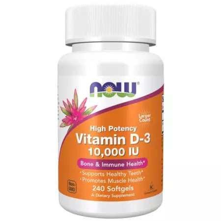 Acum alimente Vitamina D3 10.000 IU 240 Softgels