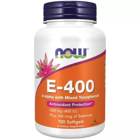 Τώρα τα τρόφιμα βιταμίνη E400 100 softgels