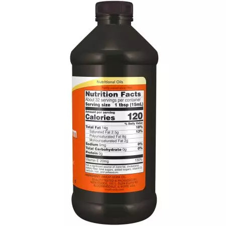 Ahora Foods Wheat Germ Aceit Líquido 16 oz