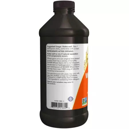 Ahora Foods Wheat Germ Aceit Líquido 16 oz