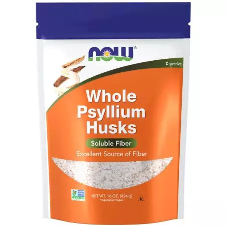 Τώρα τα τρόφιμα ολόκληρα φλοιό psyllium 16oz