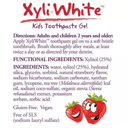 Now Foods XyliWhite Toothpaste for Kids 3oz, Strawberry Splash Flavour