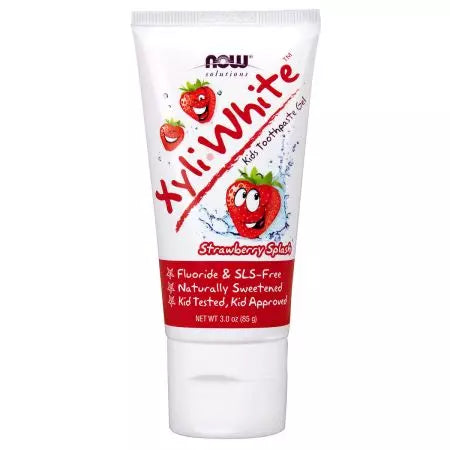 Ora alimenti dentifricio xiliwhite per bambini 3 once, sapore di splash alla fragola