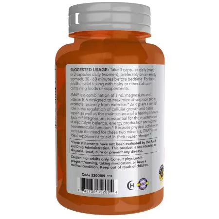 Maintenant, les aliments ZMA Sports Recovery 90 Capsules