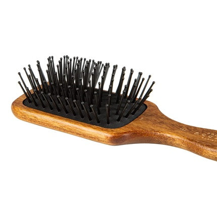 Acca Kappa Pneumatic Kotibe Wood Paddle Brush with Boar Bristles Travel Size