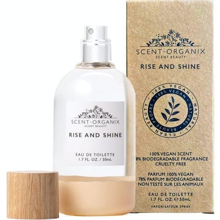 Scent Organix Rise and Shine EDT Spray 50ml Tangerine Lemon Spritz Hibiscus Peach Blossoms Orange Zest