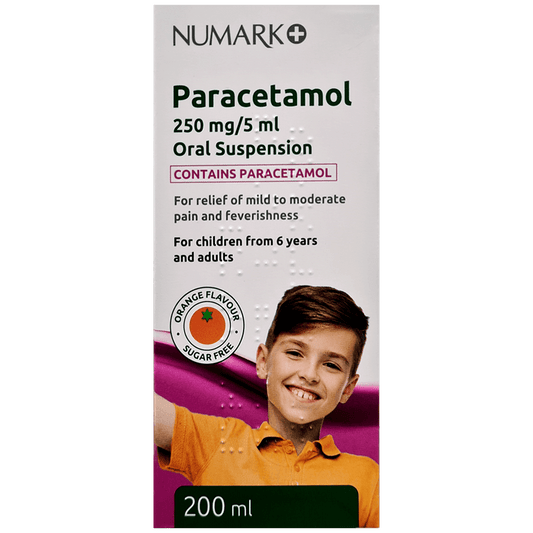Numark Paracetamol 250mg/5ml Oral Suspension 200ml | Welzo – welzo