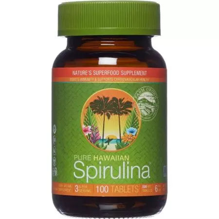 „Nutrex Pure Hawaiian Spirulina 100“ tabletės