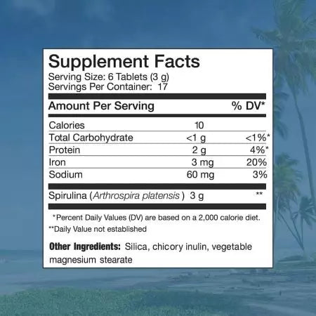 Nutrex Pure Hawaiian Spirulina 100 comprimidos