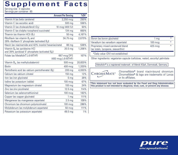 Nutrient 950e (180 veg caps) - Pure Encapsulations - welzo