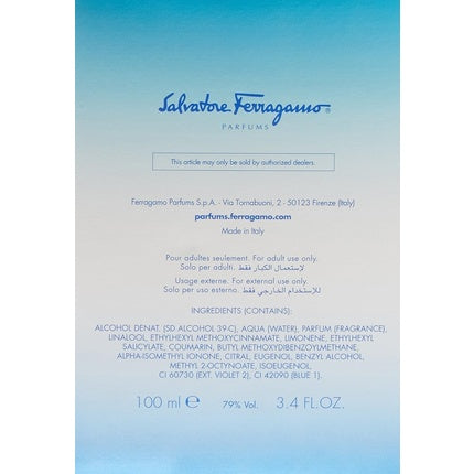 Salvatore Ferragamo Incanto Blue Eau de Toilette Spray for Men 100ml