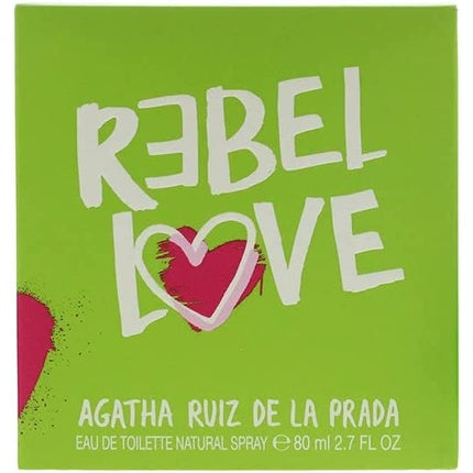 Agatha Ruiz De La Prada Rebel Love Eau De Toilette 80ml