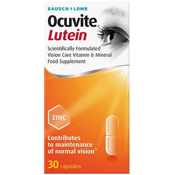 Ocuvite Eye Vitamin & Mineral Supplement Lutein Capsules Pack of 30 - welzo