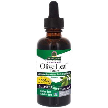 Olive Leaf, Alcohol-Free, (2 fl oz) 60ml - Nature's Answer - welzo