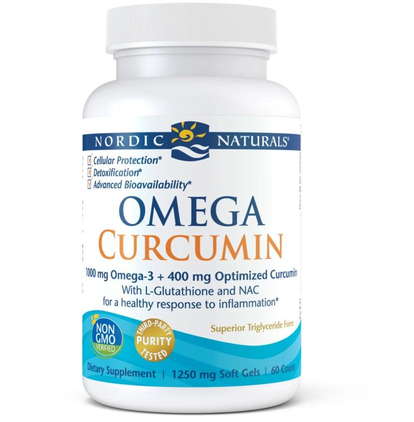 Omega Curcumin, 60 Soft Gels- Nordic Naturals - welzo