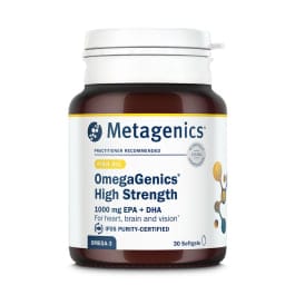 Metagenics OmegaGenics Omega-3 riblje ulje visoke čvrstoće – 60 kapsula
