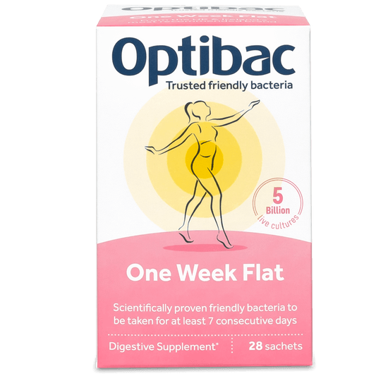 One Week Flat, 28 sachets (4 week supply) - OptiBac - welzo