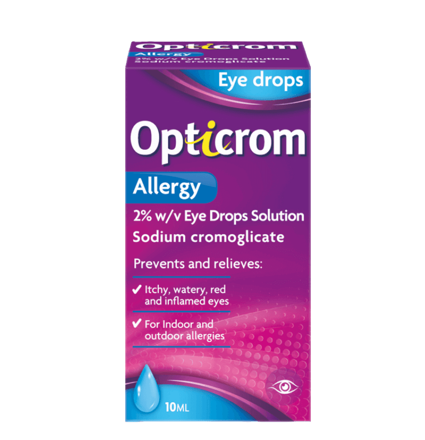 Opticrom Allergy Eye Drops 10ml - welzo