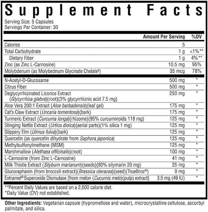 Optimal GI 150 Capsules - Seeking Health - welzo