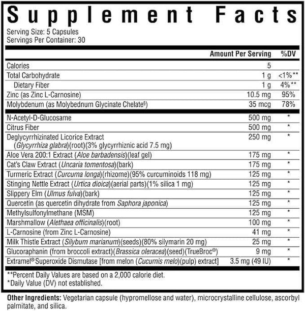 Optimal GI 150 Capsules - Seeking Health - welzo