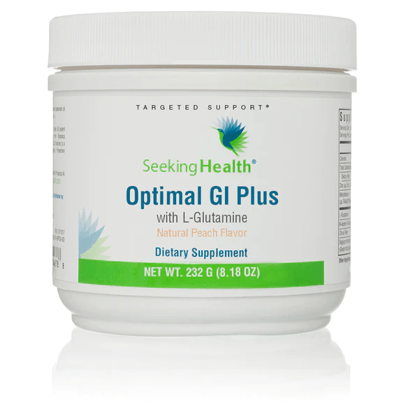 Optimal GI Plus Powder, Peach, 7 oz (206g) - Seeking Health - welzo