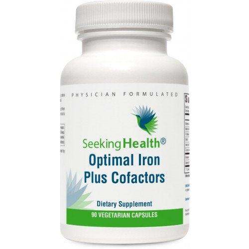 Optimal Iron Plus Cofactors - 90 Vegetarian Capsules - Seeking Health - welzo